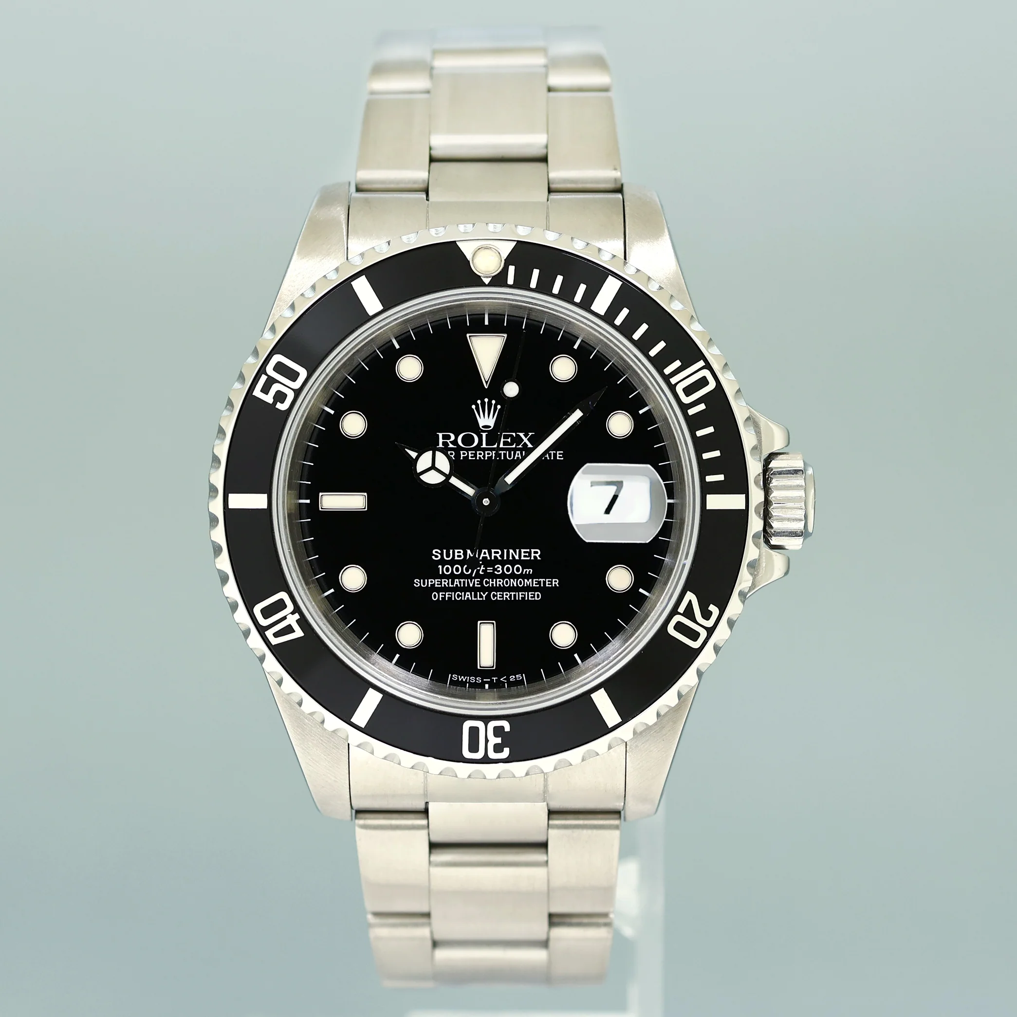 1997 MINT Rolex Submariner Date Tritium 16610 Steel Black 40mm Oyster Watch Box - Image 2