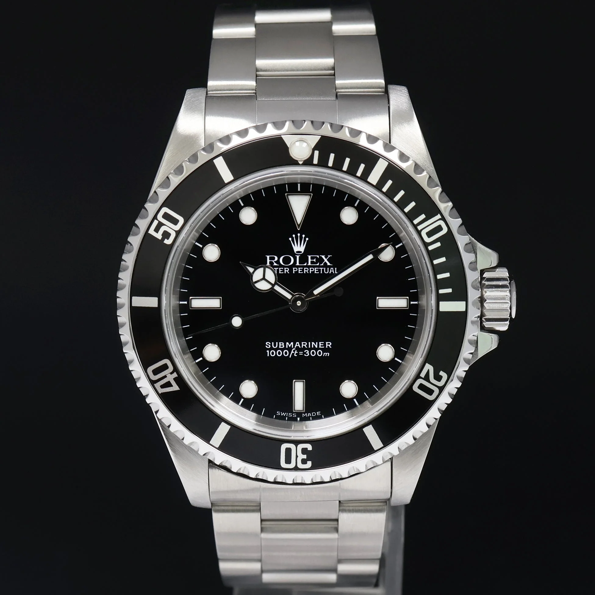 2000 MINT Rolex Submariner No-Date 2 Line Dial 14060M Steel Black 40mm Watch Box - Image 2