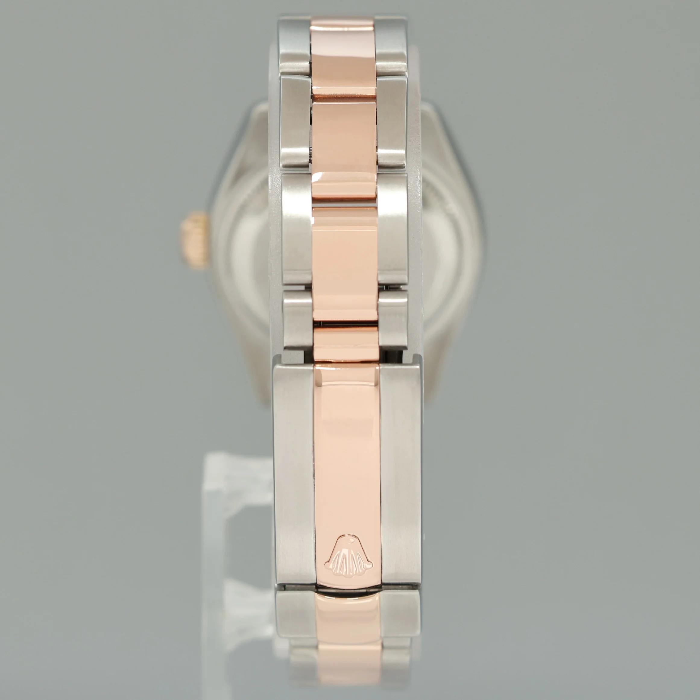MINT Ladies Rolex DateJust 179171 White Stick Two-Tone Rose Gold Oyster Watch Box - Image 5