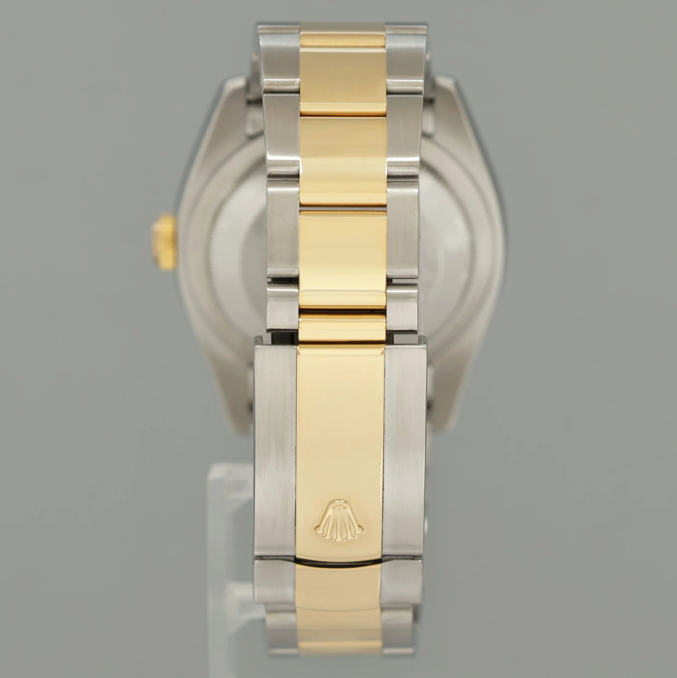 MINT Rolex DateJust Oyster Two Tone Yellow Gold Steel Black Tuxedo 36mm 116233 Watch - Image 7
