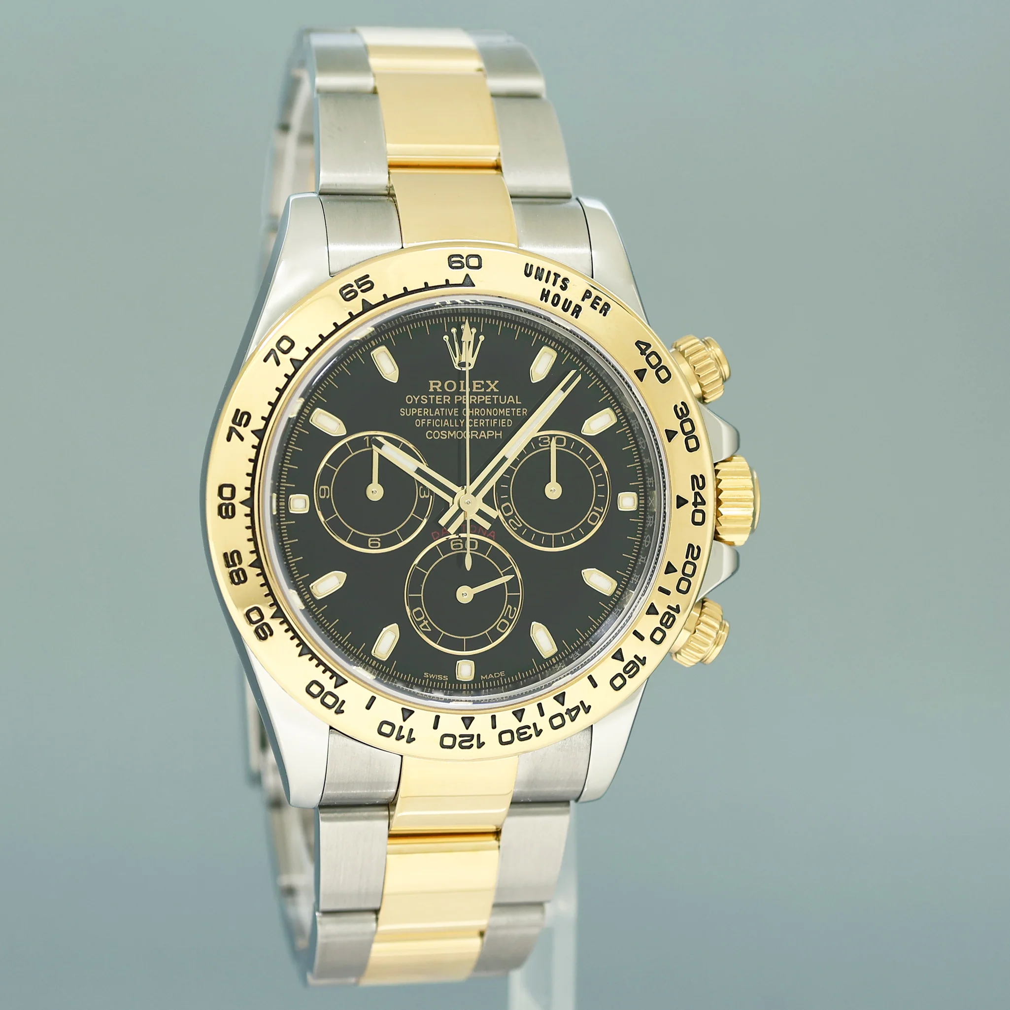 2022 MINT Rolex Daytona 116503 Black 40mm Two Tone 18k Yellow Gold Watch Box - Image 3