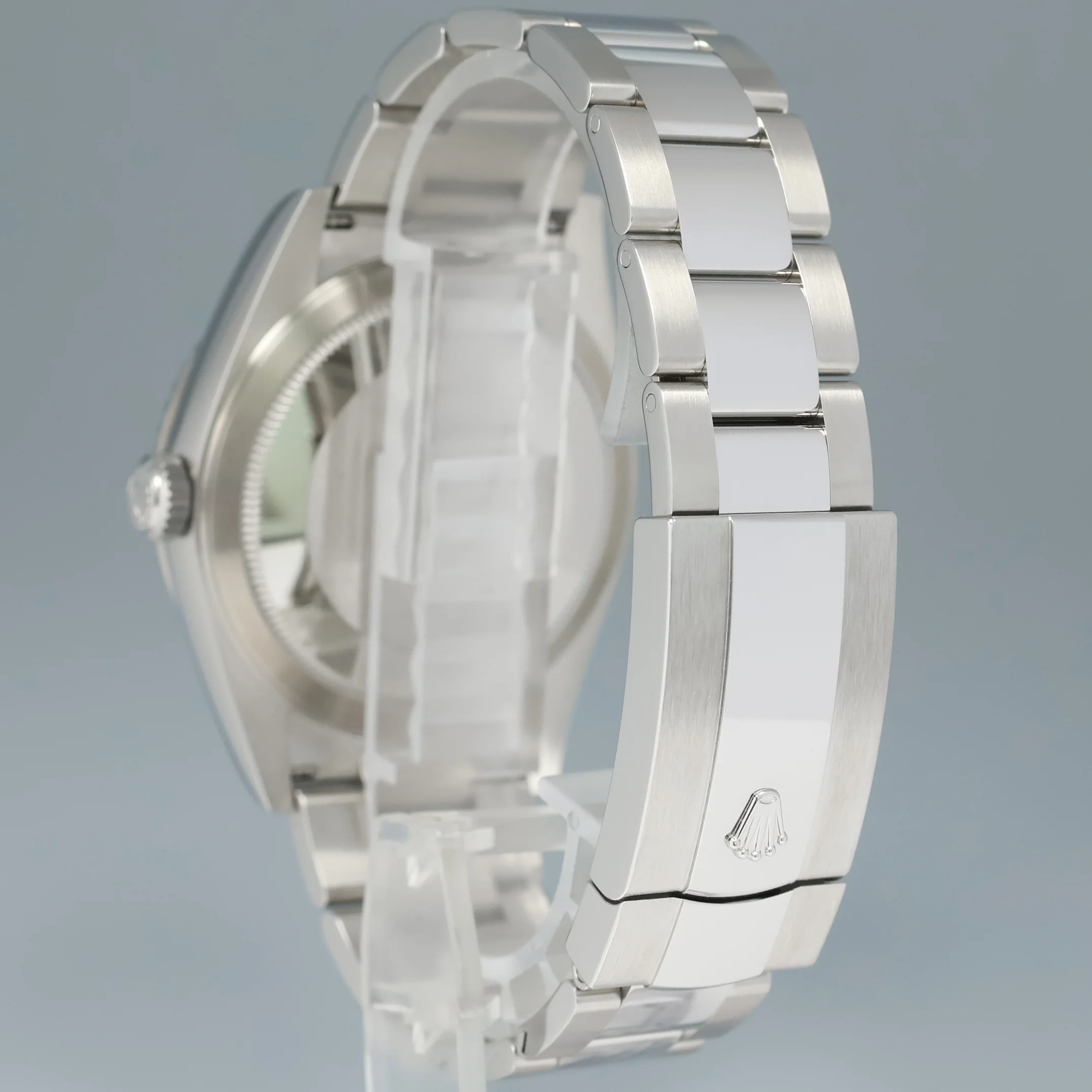 2024 NEW PAPERS Rolex Sky-Dweller Steel Green Oyster Fluted 42mm 336934 Watch Box - Image 4