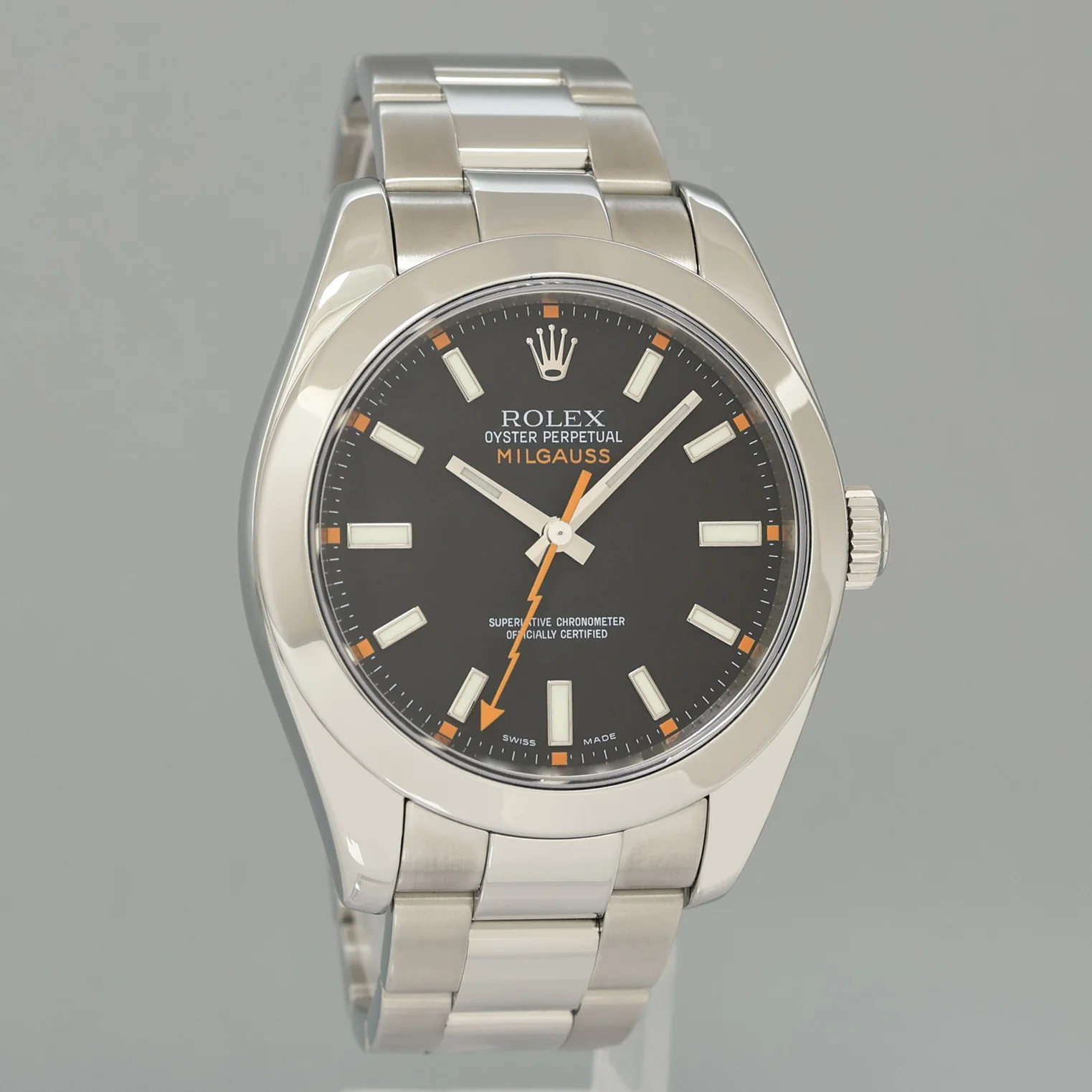 2023 RSC Papers MINT Rolex Milgauss Black Dial 116400v Steel 40mm Watch Box - Image 3