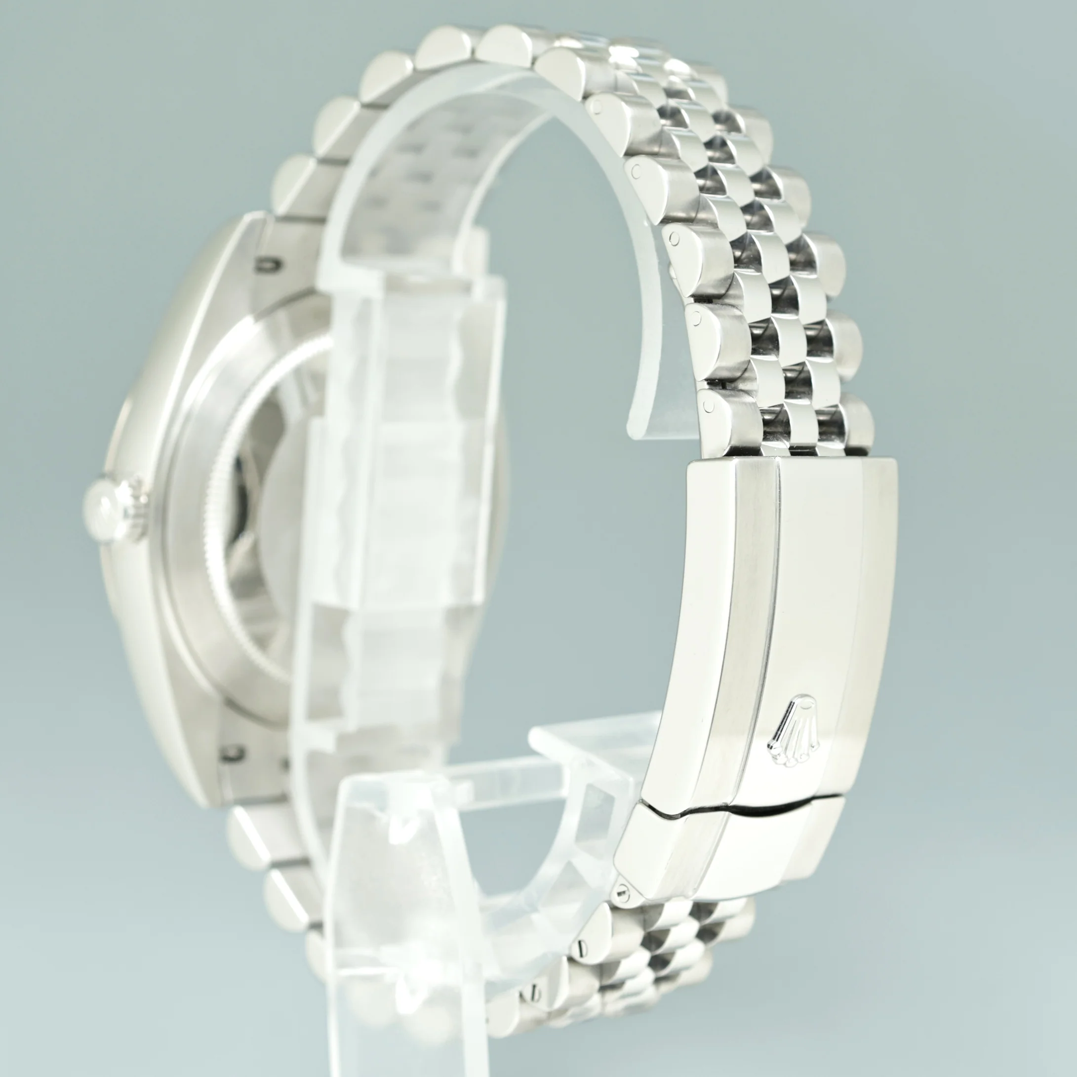 2025 NEW PAPERS Rolex DateJust 126334 White Roman Jubilee White Gold 41mm Watch - Image 4