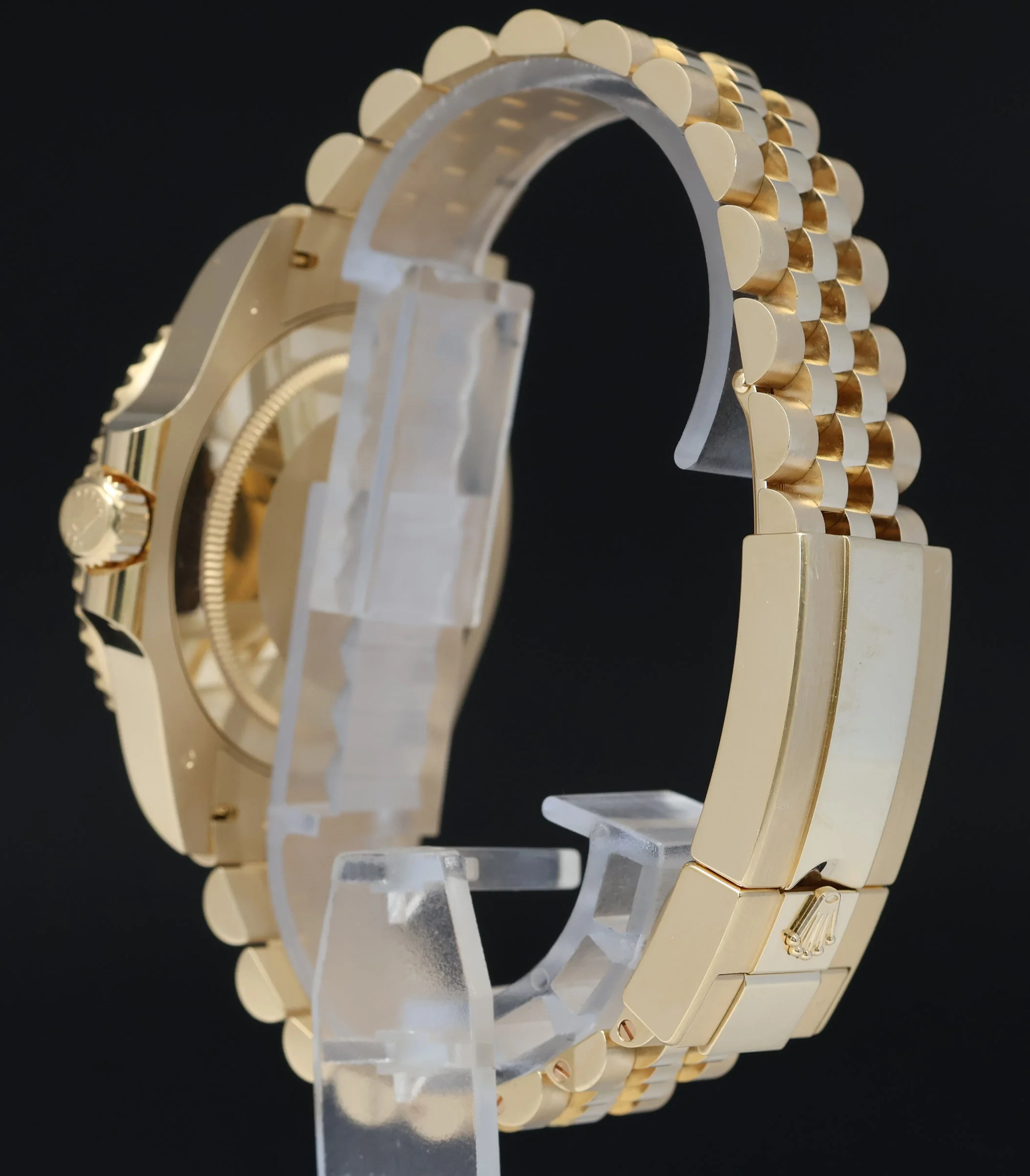 2026 NEW PAPERS Rolex GMT Master II Yellow Gold 126718 GRNR Jubilee Watch Box - Image 4