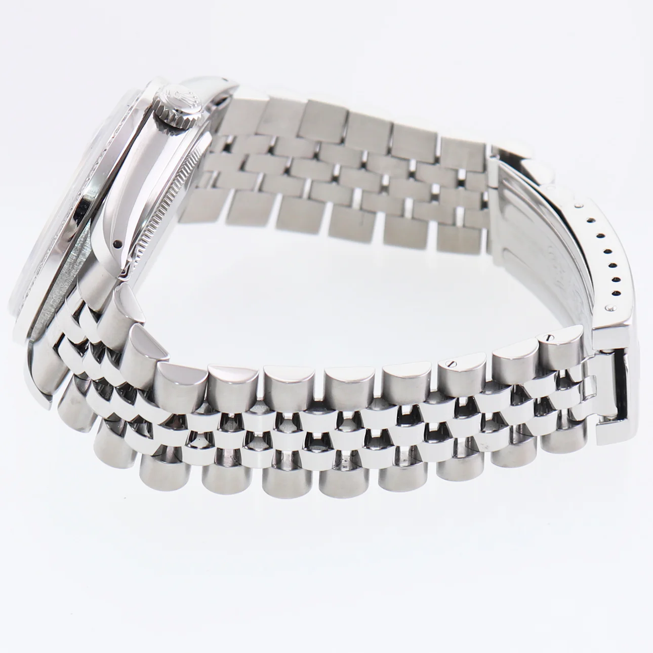 DIAMOND Bezel Rolex DateJust 36mm Mother of Pearl 16030 Steel Watch Box - Image 4