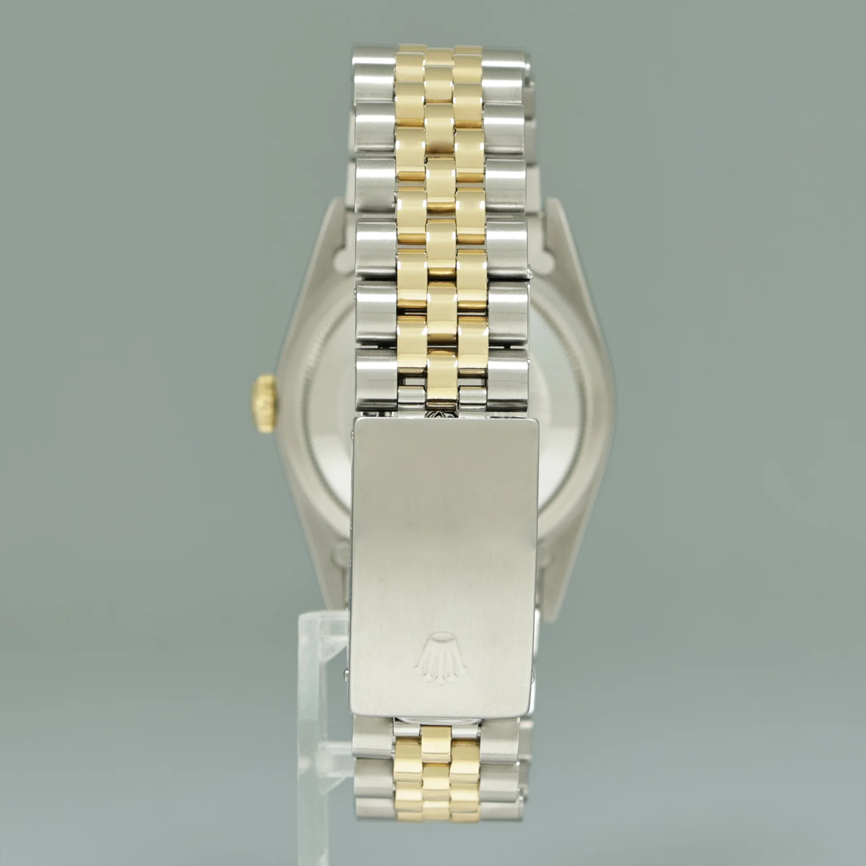 DIAMOND Pearl Rolex DateJust 16013 Two-Tone Yellow Gold 36mm Jubilee Watch Box - Image 5