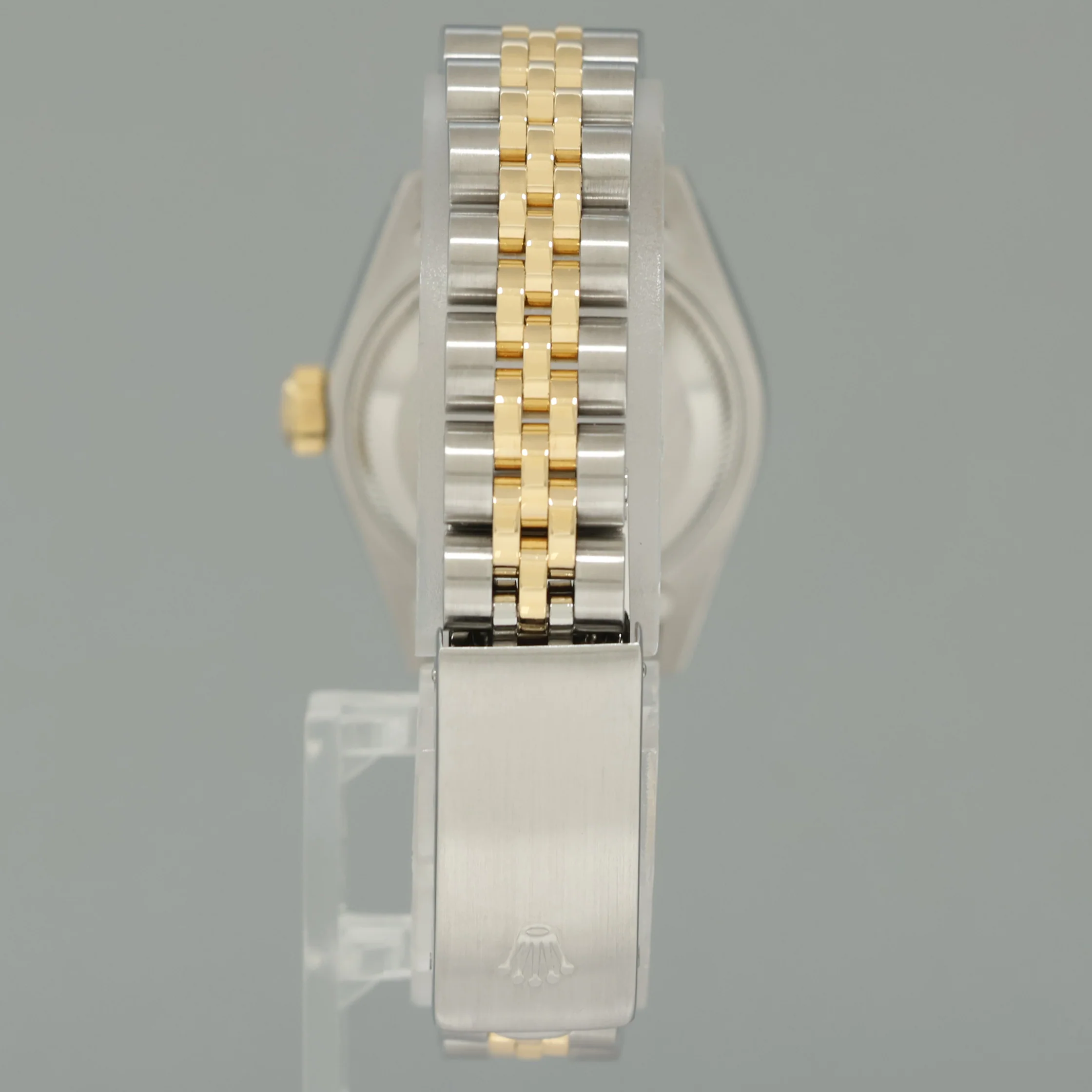 GREEN DIAMOND Ladies Rolex DateJust 26mm 69173 Two Tone Gold Jubilee Watch - Image 5