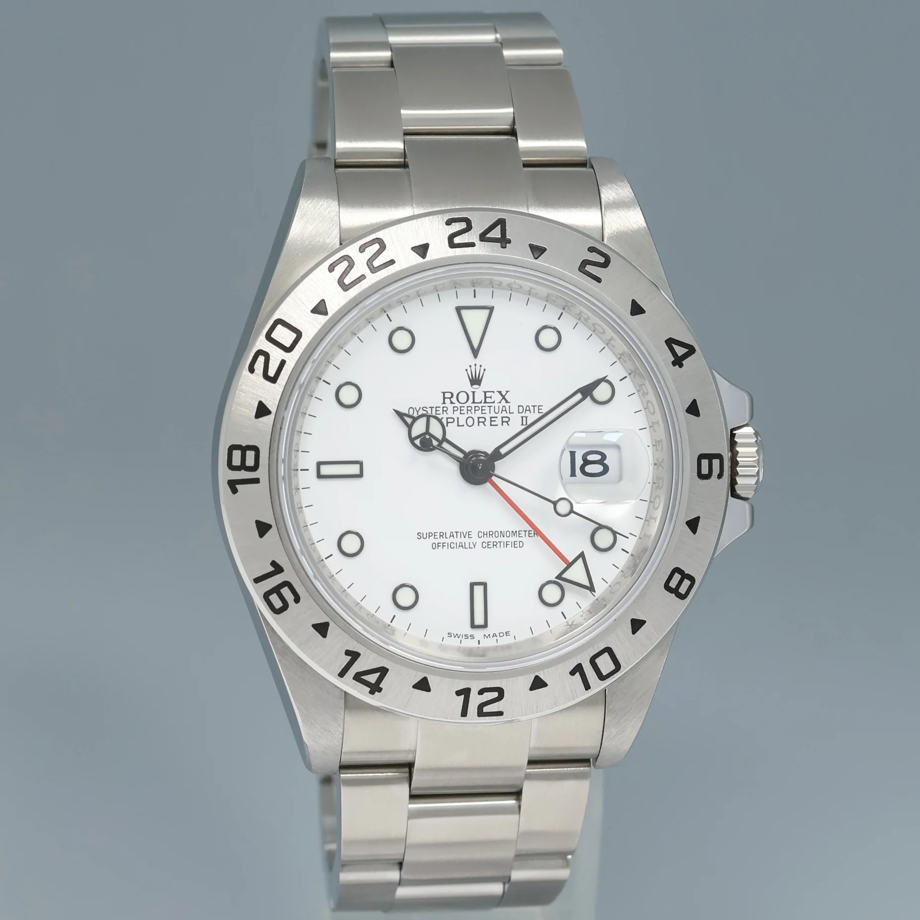 MINT 2009 Rolex Explorer II 16570 Polar White Dial Steel 40mm 3186 Watch Box - Image 3