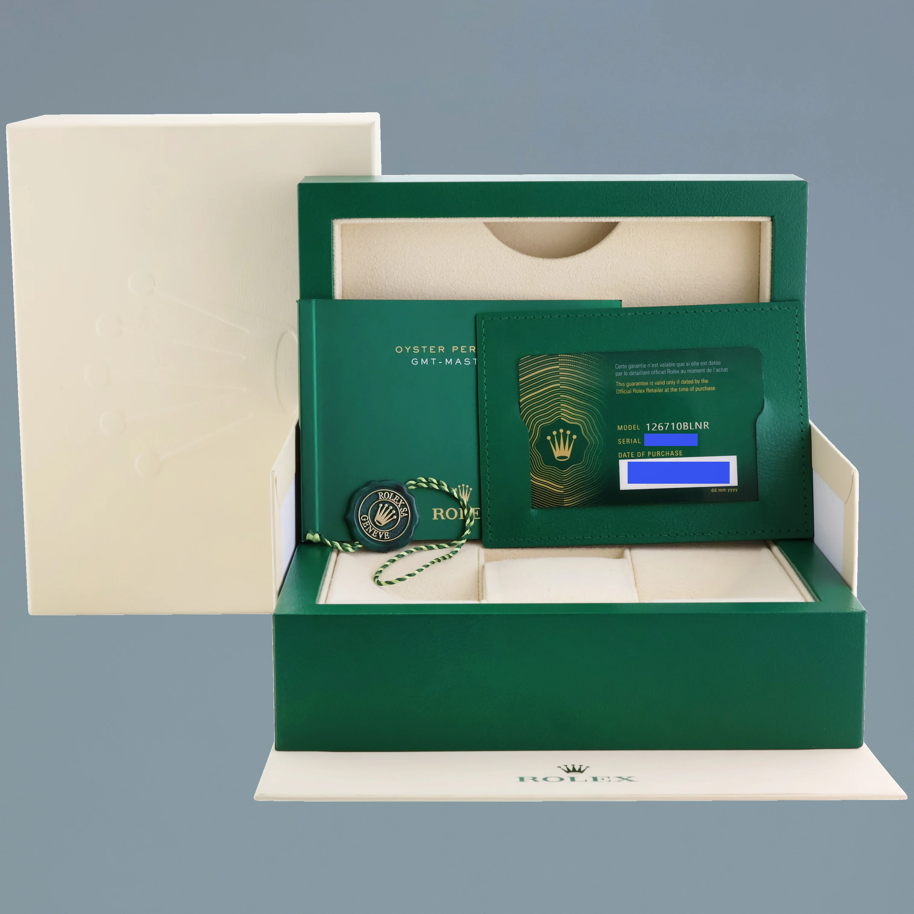 MINT 2022 NEW PAPERS 126710BLNR Rolex GMT Master II Batman Blue Jubilee Steel Watch - Image 7