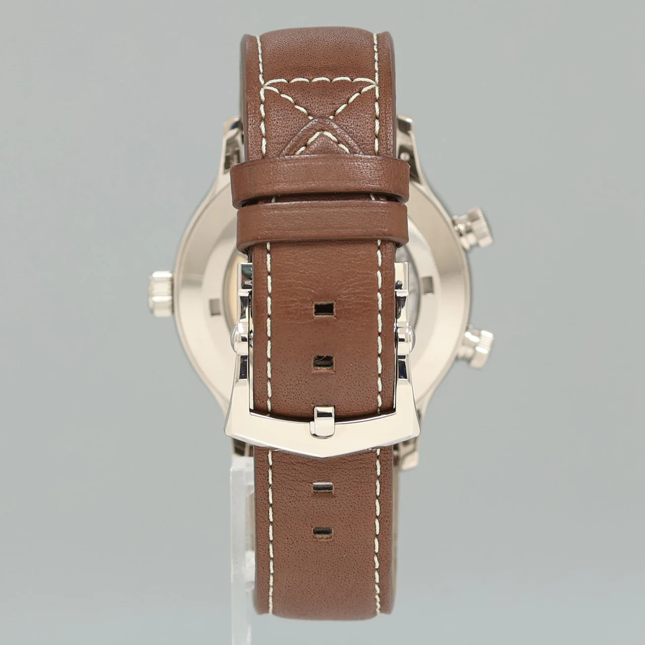 MINT 5524G Patek Philippe Blue Leather White Gold Travel Time 42mm Watch - Image 5