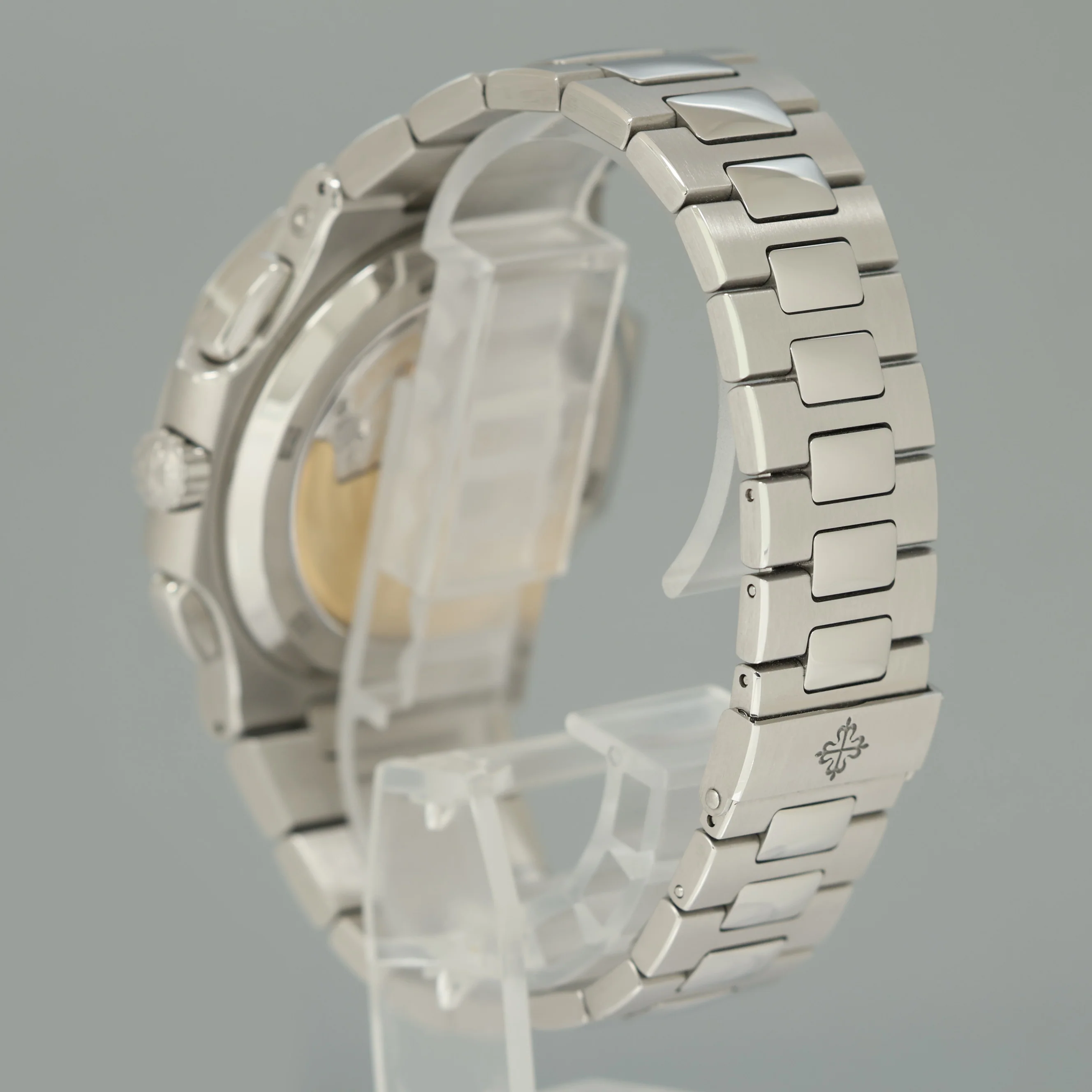 MINT PAPERS Patek Philippe Nautilus 5990/1A-001 Grey Dial 40.5mm Travel Time Chronograph Stainless Steel Watch Box - Image 6