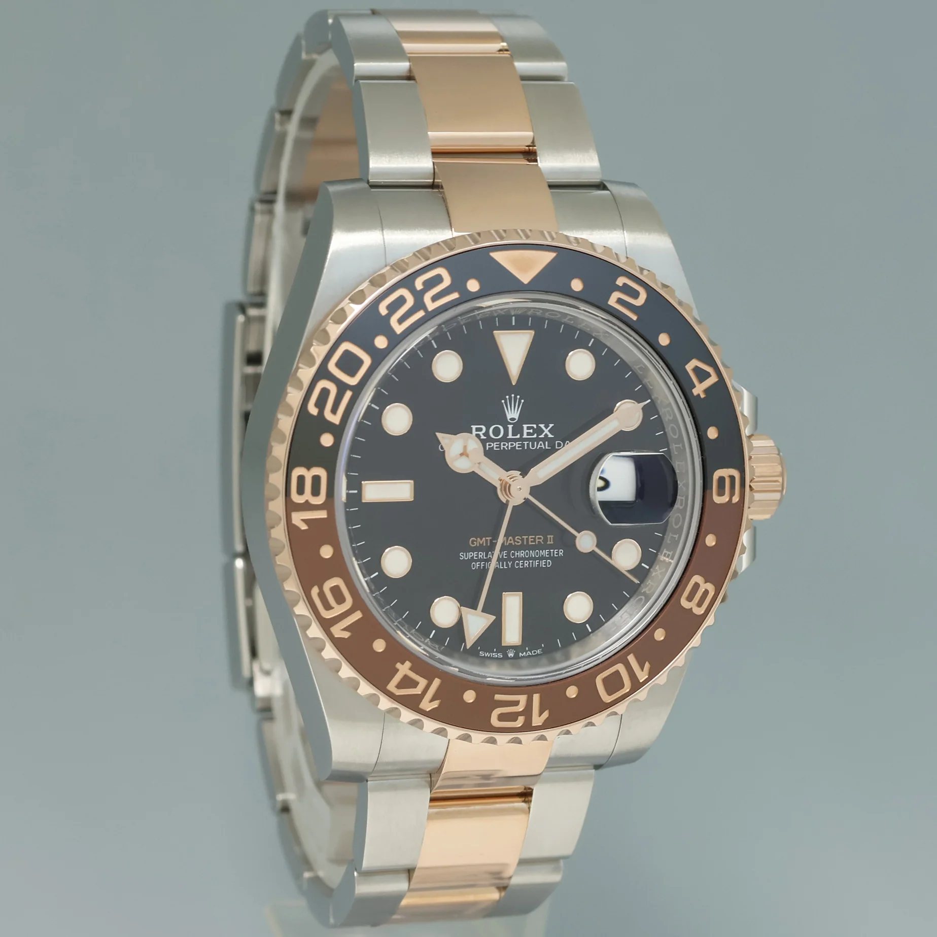 MINT PAPERS Rolex GMT Master II Root Beer Rose Gold 126711 CHNR Watch Box - Image 3