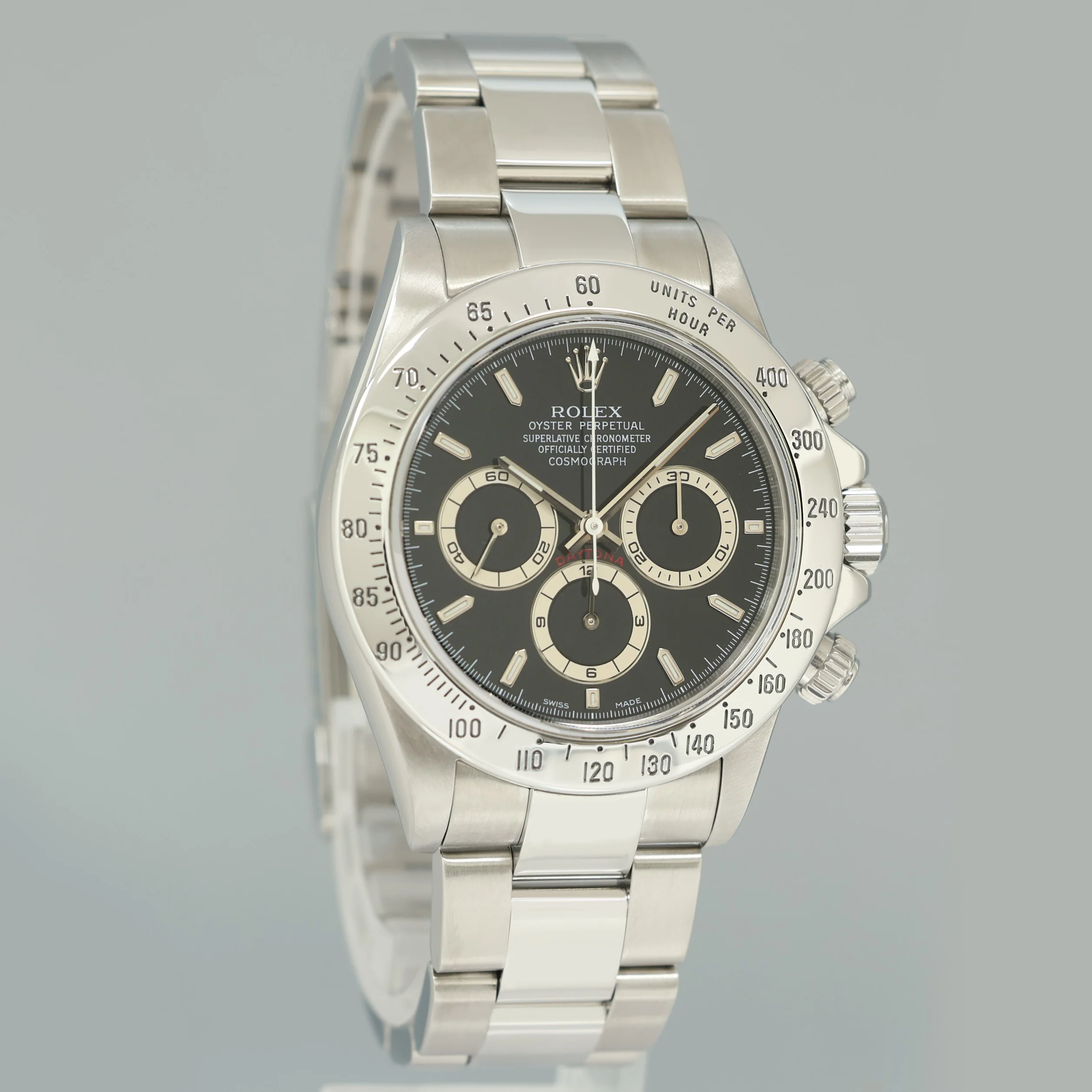 1999 MINT Rolex 16520 Zenith Daytona Chronograph Black Dial 40mm Watch Box - Image 3