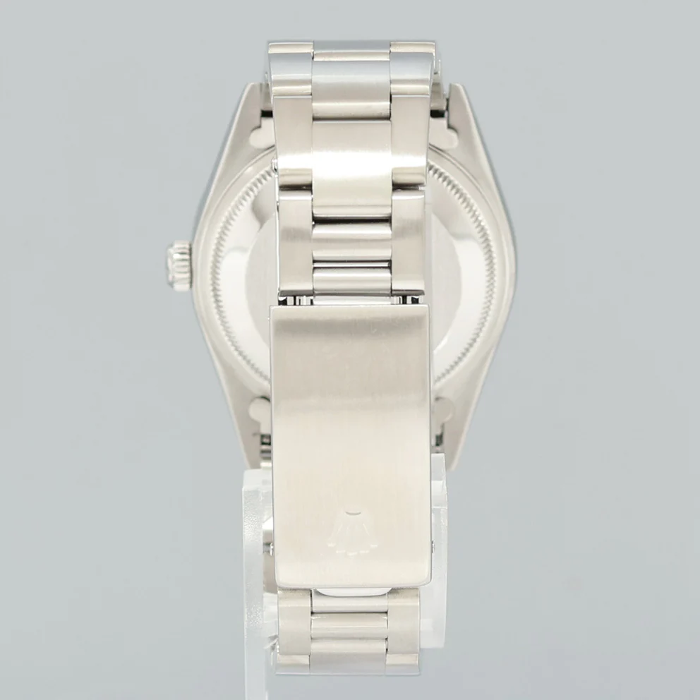 MINT Rolex Oyster Perpetual Date 34mm 15210 Steel Grey Stick Watch Box - Image 6