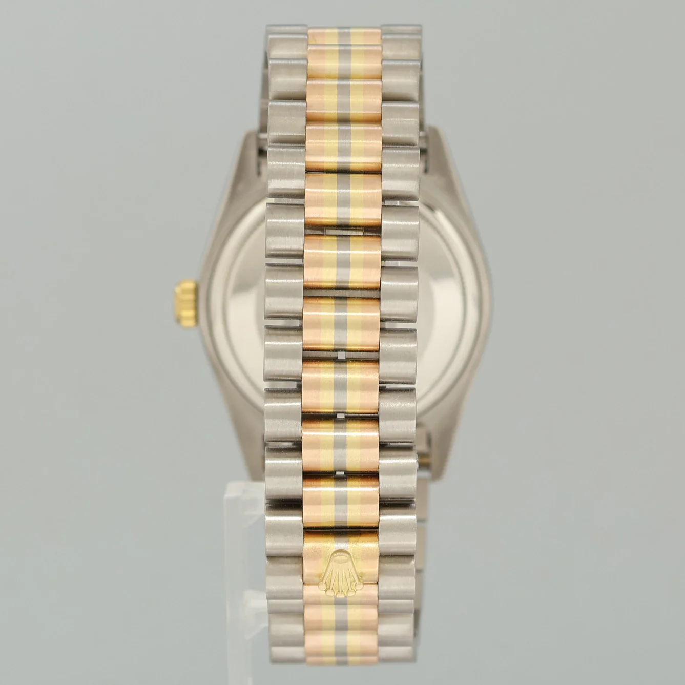 MINT Rolex President Day Date 18129 Champagne Diamond Quick Set Tridor Watch Box - Image 5