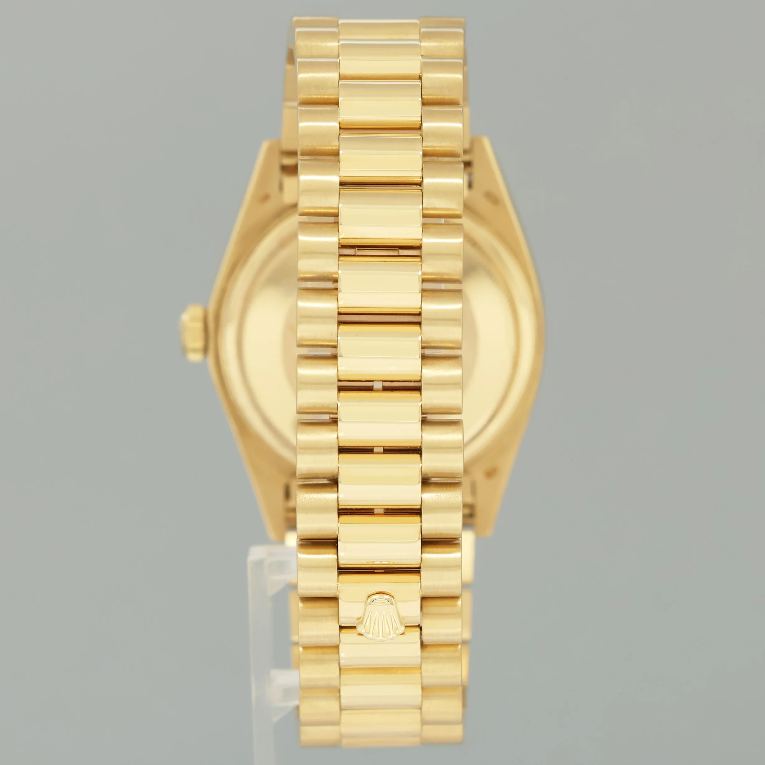 MINT Rolex President Day-Date Silver Diamond 18038 Quickset Yellow Gold Watch Box - Image 5