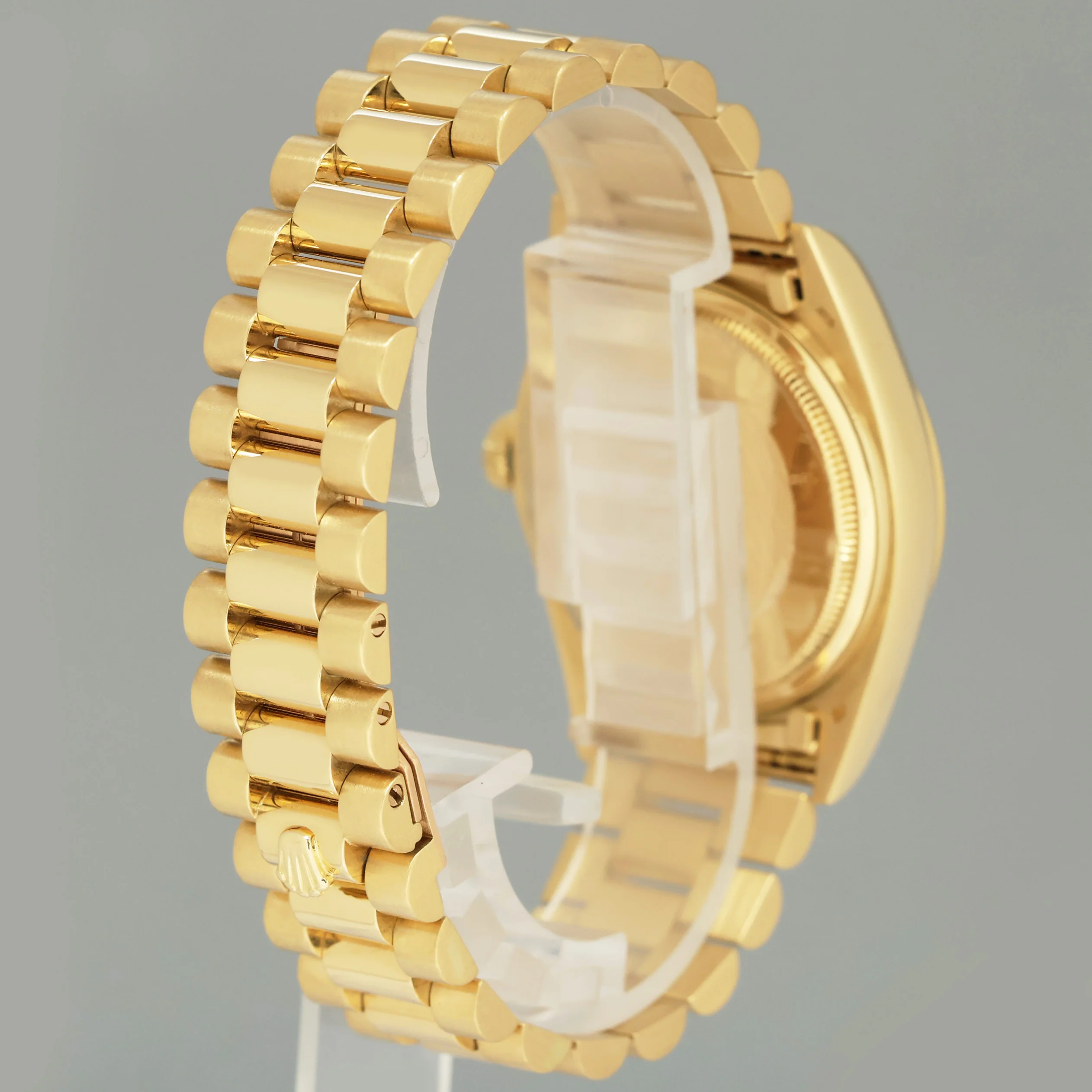 MINT Rolex President Day-Date Silver Diamond 18038 Quickset Yellow Gold Watch Box - Image 6