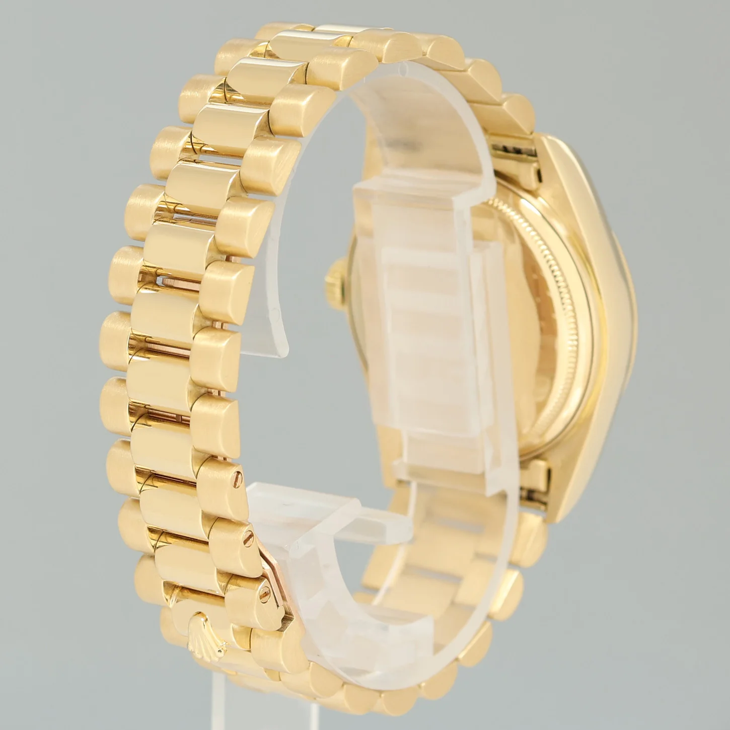 PAPERS MINT Rolex President Day-Date Champagne Roman 18038 Quickset Gold Watch - Image 6