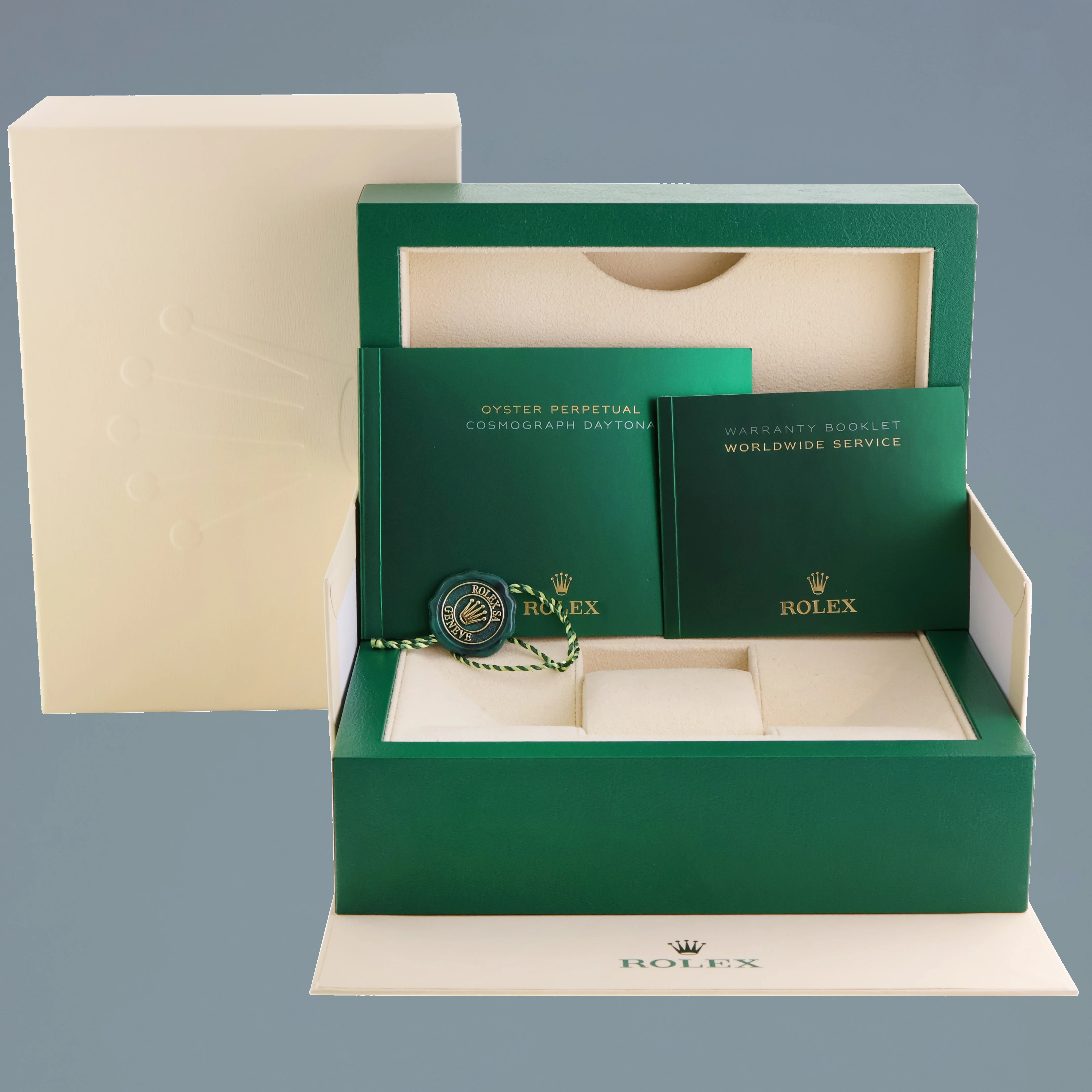 MINT 2015 Rolex Daytona Meteorite Roman 116509 White Gold Chronograph Watch Box - Image 7