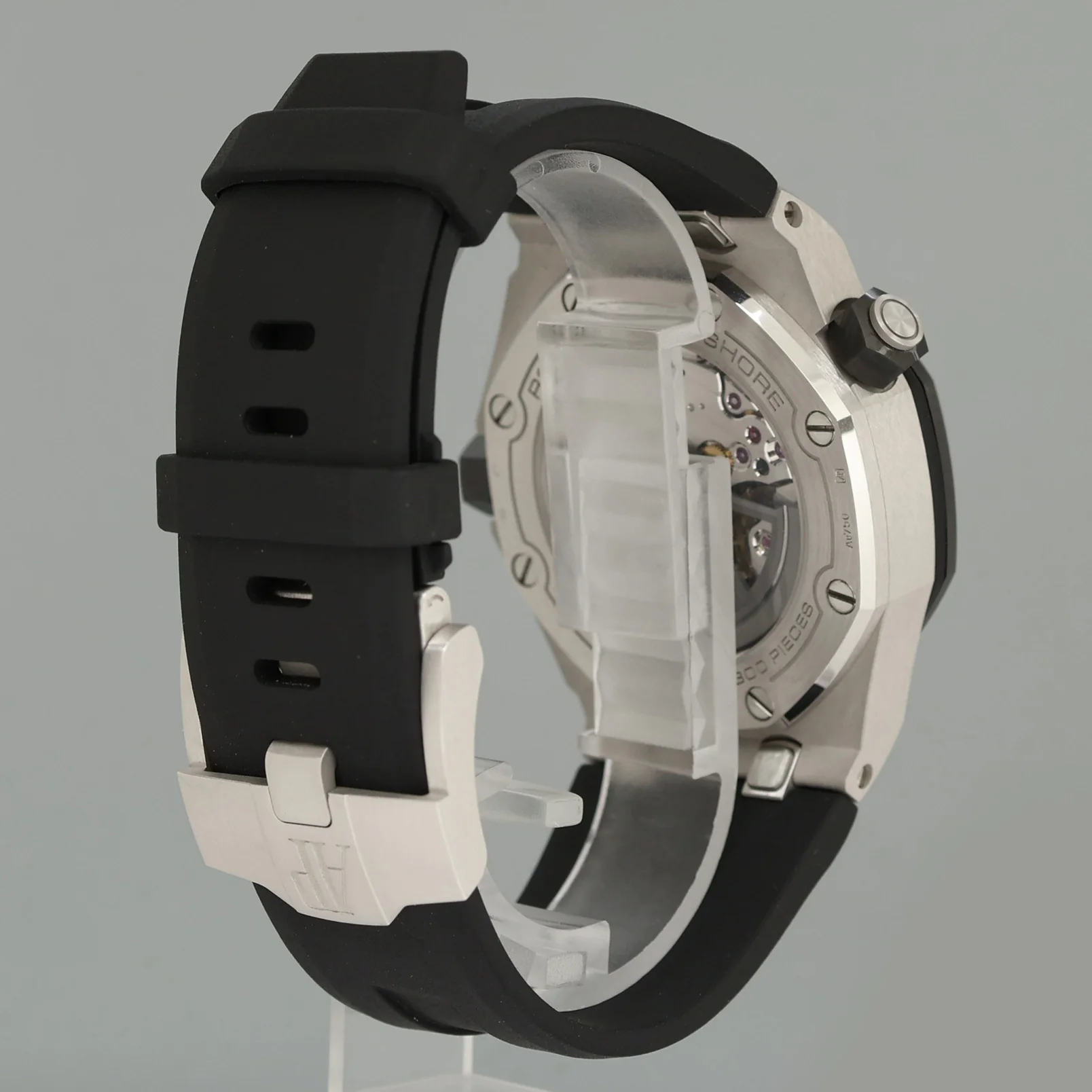 PAPERS Audemars Piguet Royal Oak Offshore White Gold Black 42mm 15720CN Watch - Image 6