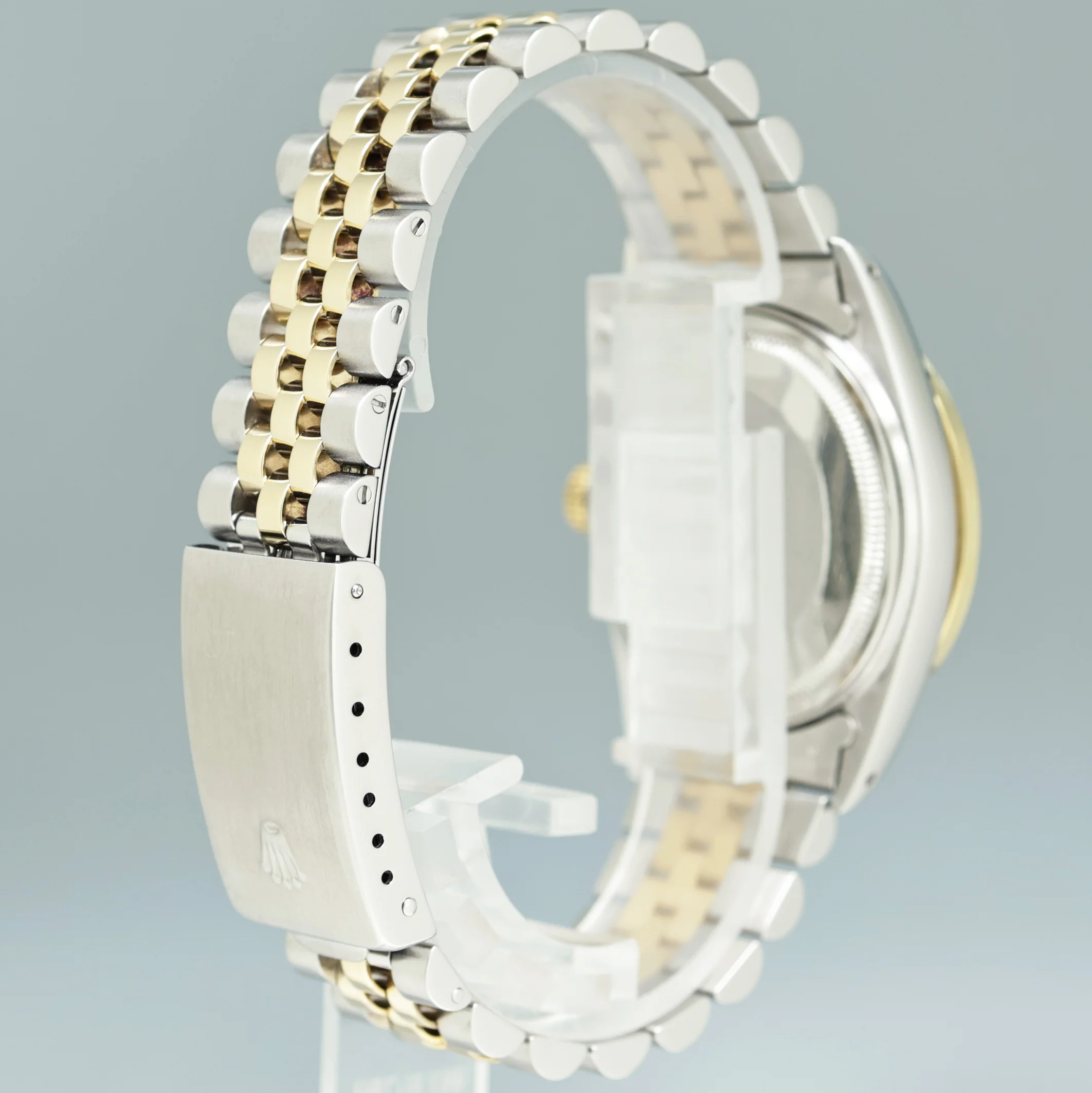 PEARL & DIAMOND BEZEL Rolex DateJust 16233 Two-Tone Yellow Gold Jubilee Watch Box - Image 6