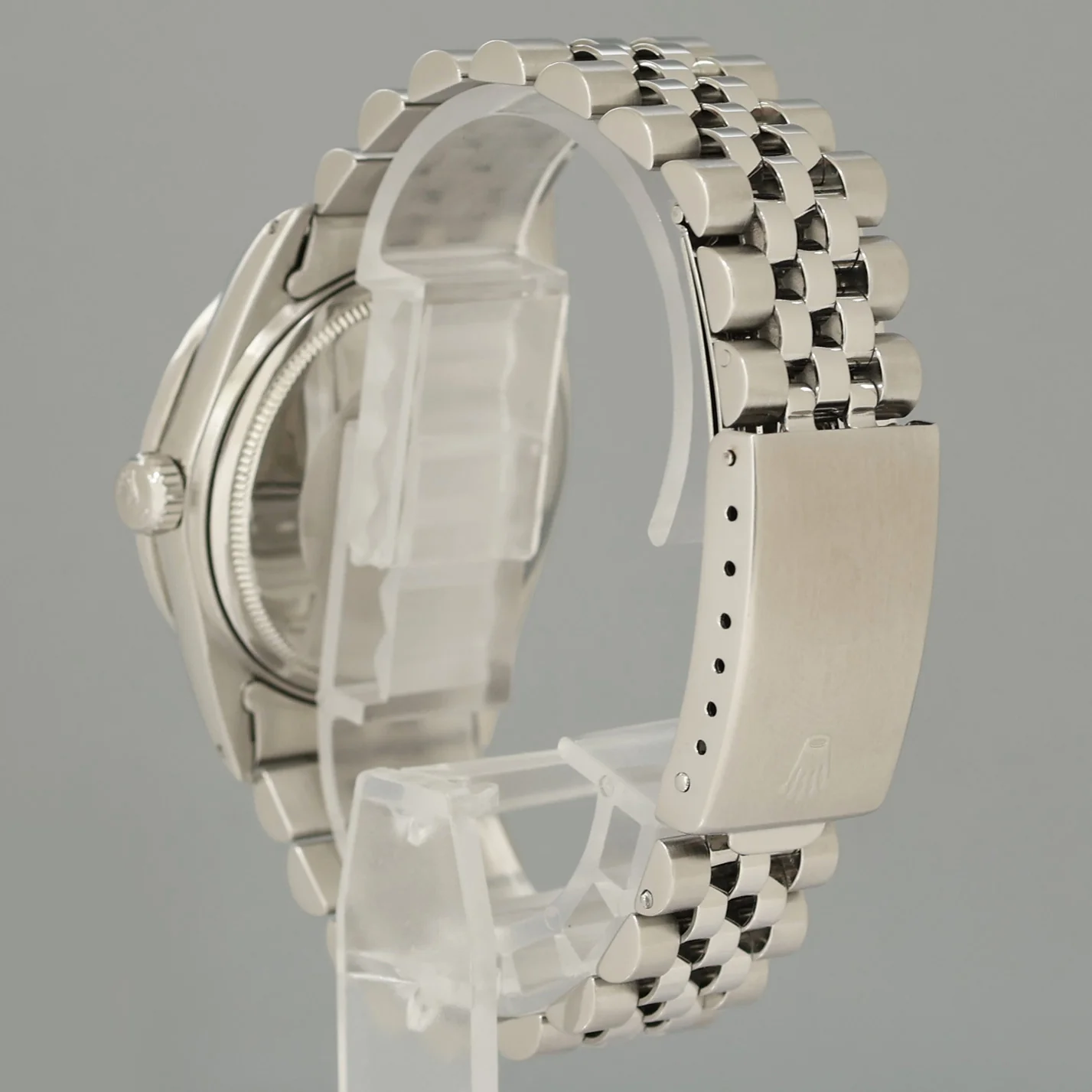 Rolex DateJust 1601 Glacier Blue Diamond White Gold Jubilee Band 36mm Watch Box - Image 4