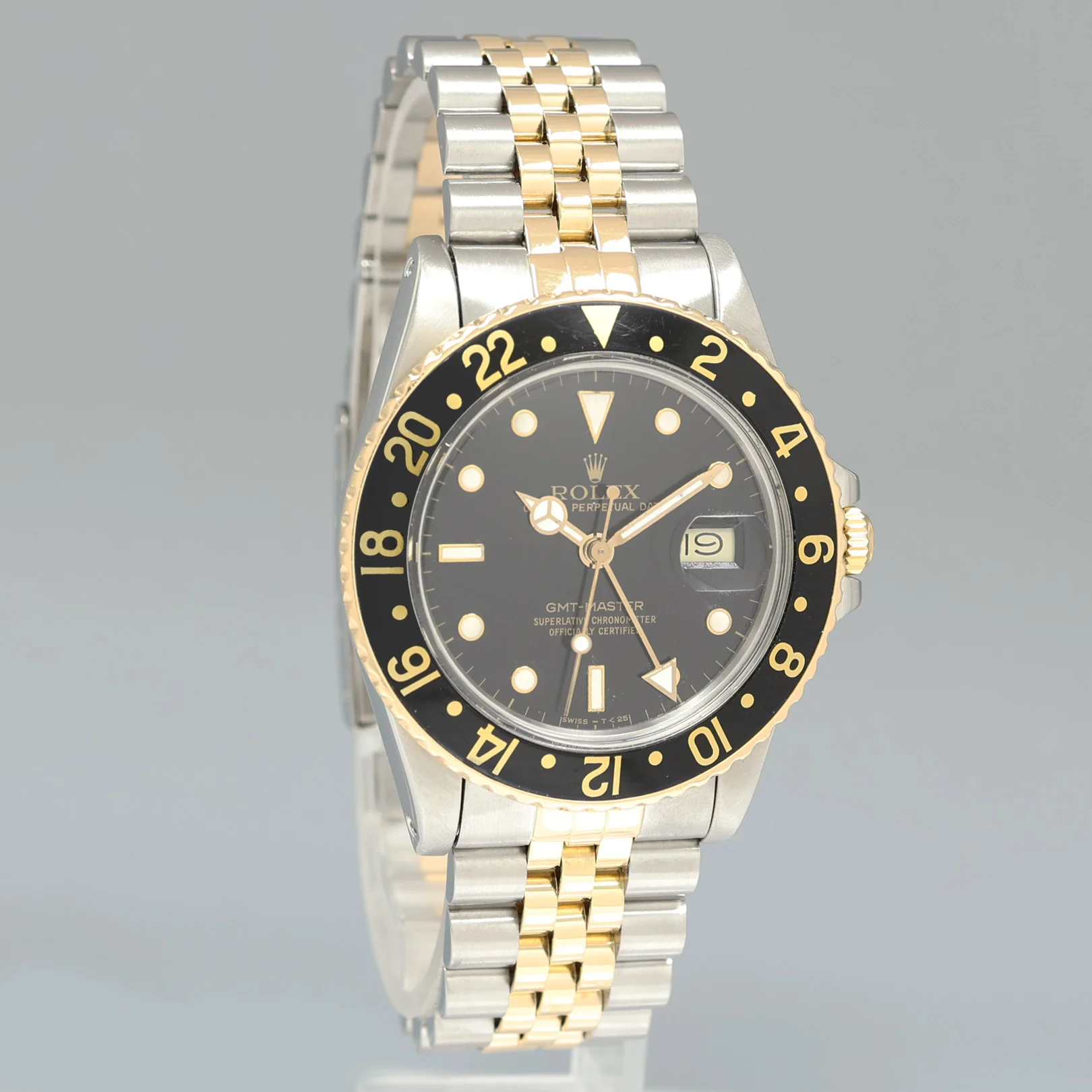 Rolex GMT-Master 16753 Two-Tone Yellow Jubilee Black Dial 40mm Watch Box - Image 3